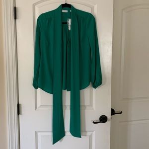 Ladies’ Green Dress Shirt